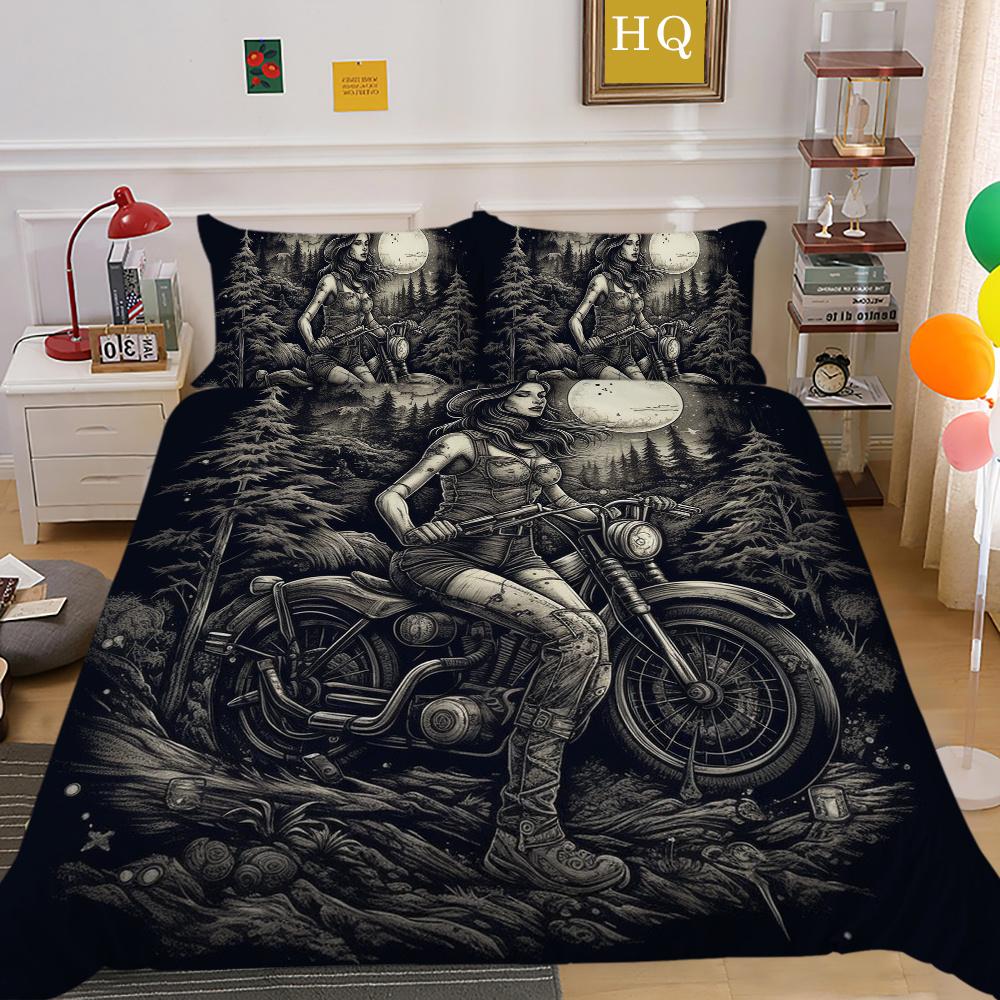 Beauty Skull Duvet Cover Twin Queen Size Bedding Set Cover Home Textiles Adults High Quality Bedding Cover Suit