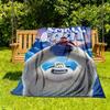 1PC Smallfoot Outdoor Blanket Lightweight Flannel, Soft & Warm, All-Season, Outdoor, Camping, Living Room, Office,  L1106054