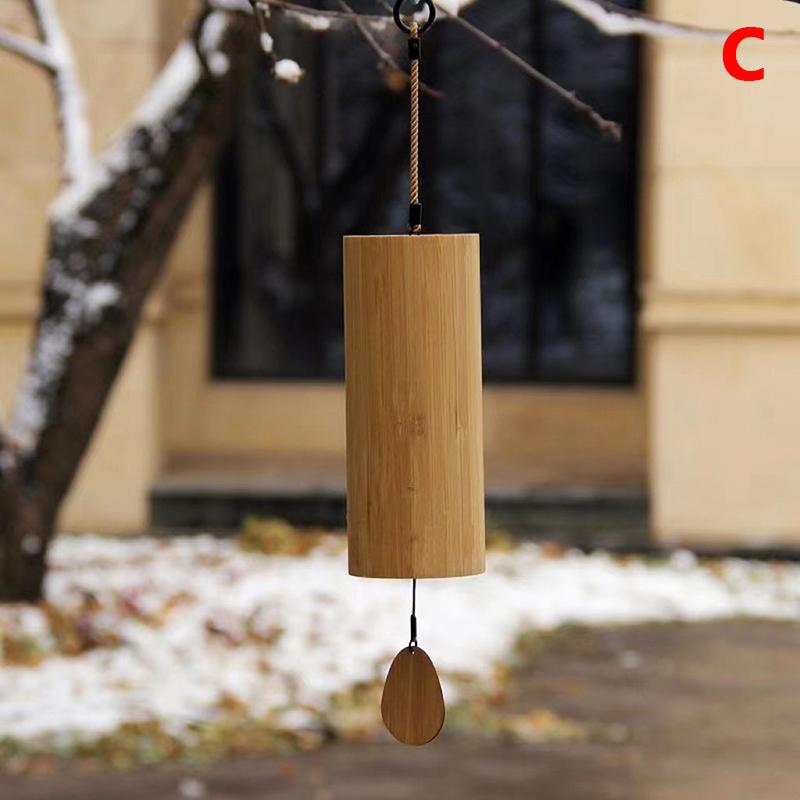 Bamboo Wind Chime Windbell Chimes Craft For Outdoor Garden Decoration