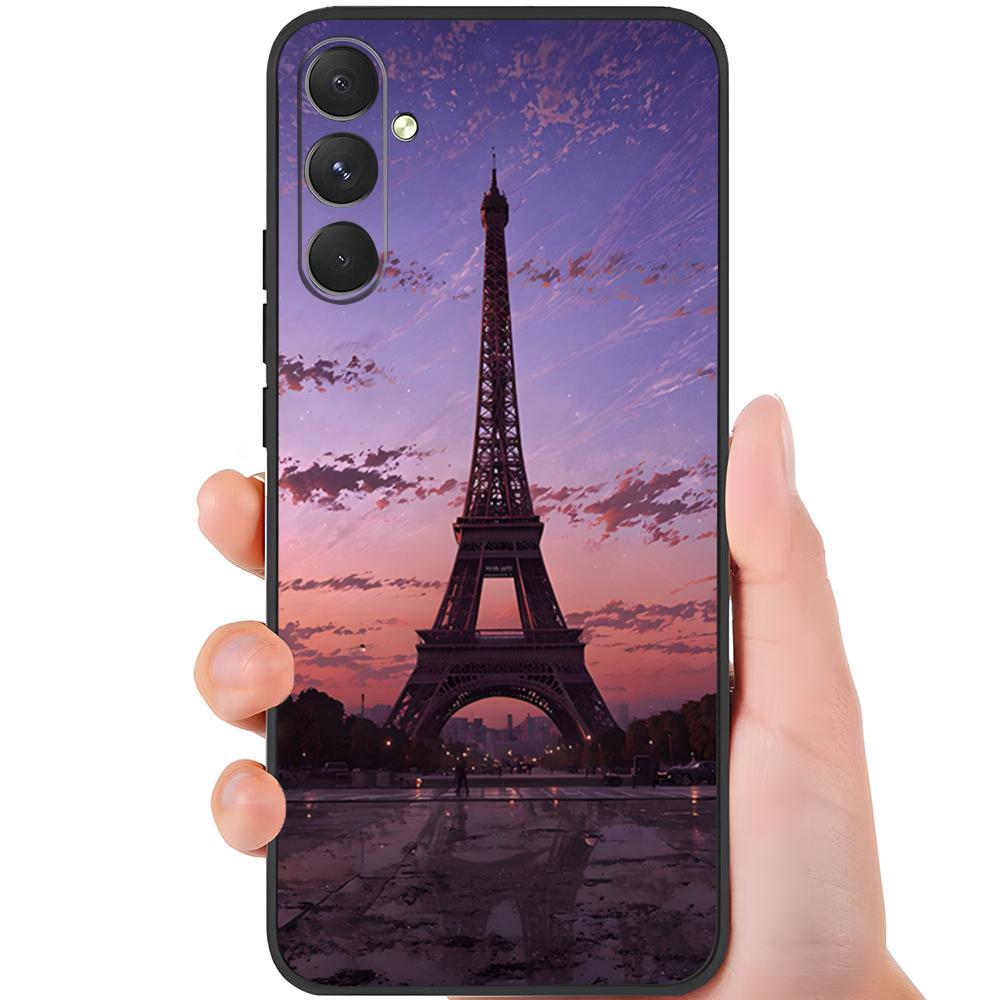 Paris Eiffel Tower Phone Case For Samsung S26 S25 Plus S20 S20 Plus S22 Ultra S23 FE S21 Plus S21 Ultra Soft Cover Samsung S26