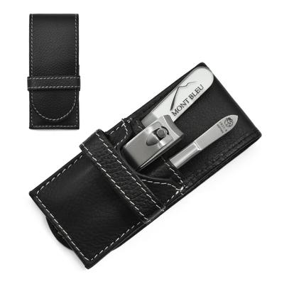 Hans Kniebes' Sonnenschein 3-piece Gents' Manicure Set In Leather Case, Made In Germany
