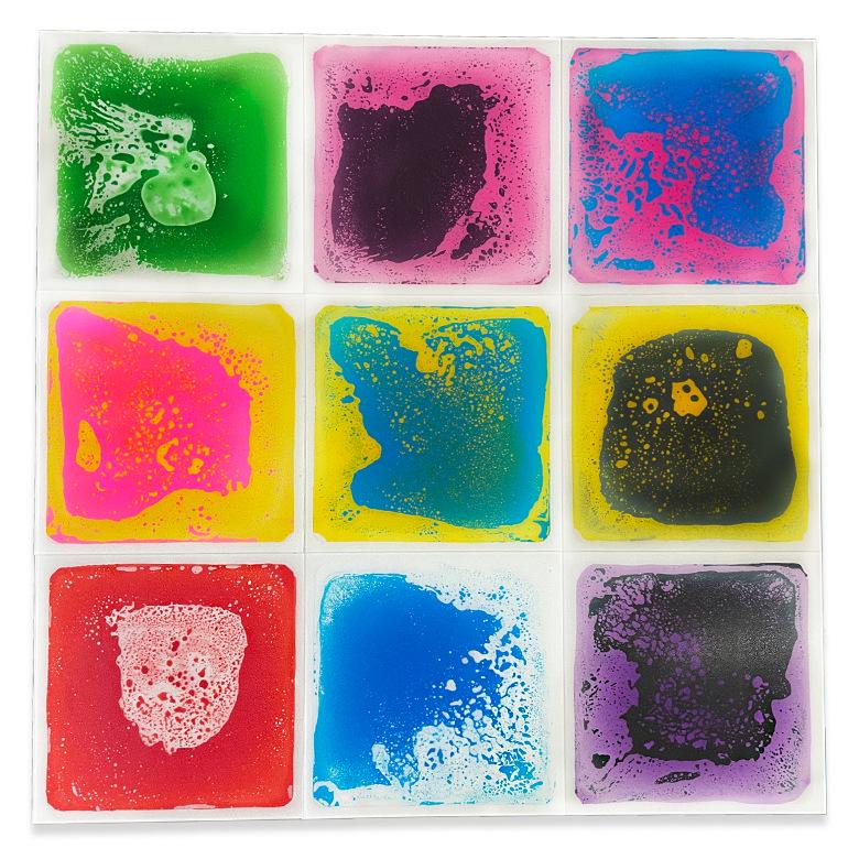 

Liquid Floor Color Tiles - Sensory Mats for Early Childhood & Baby Stores 30x30x0.6 cm