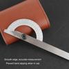 Angle Protractor 0‑180 Degree Angle Finder Carbon Steel Woodworking Ruler Measure Tool Woodworking Ruler Angle Protractor