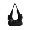 Spice Girl Wind Underarm Bag Vintage Spice Girl Underarm Bag Large Capacity Commuter Shoulder Black Locomotive Bag Female