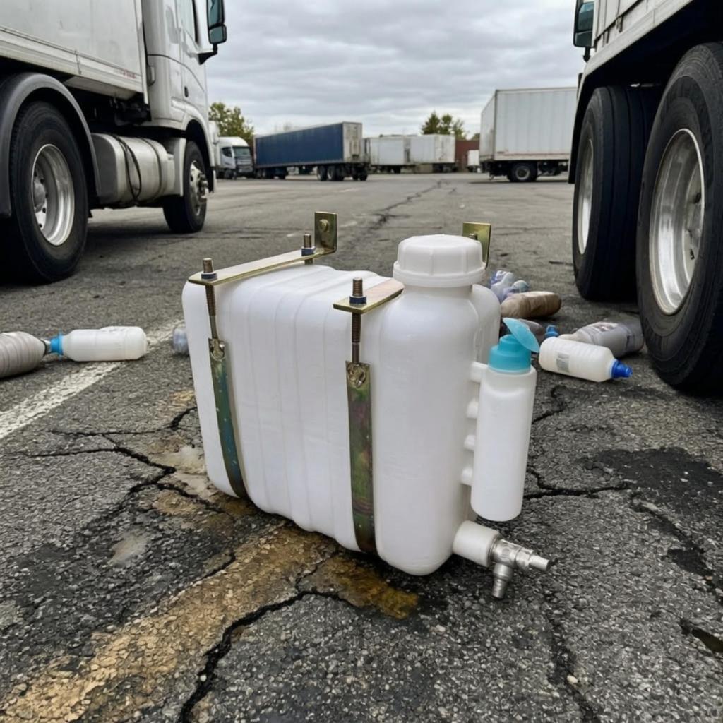 Truck Hand-Washing Water Tank Lightweight Onboard Hand Wash Station Practical