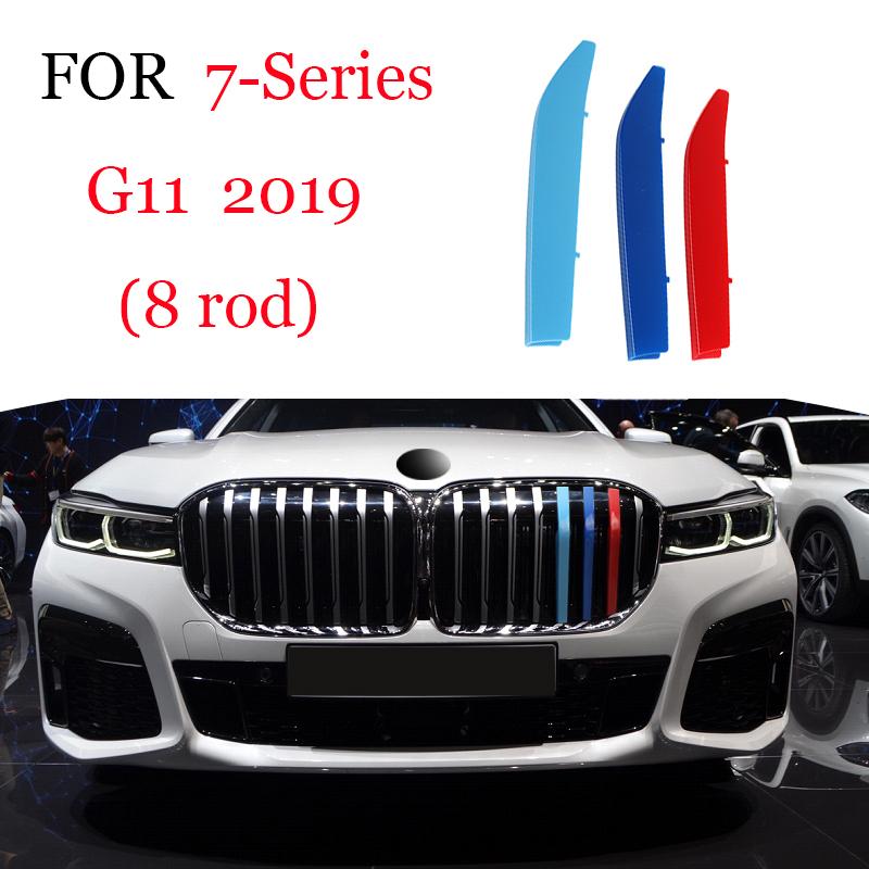 3pcs ABS Clip For BMW 6 7 8 Series F01 F02 G11 G12 Series 6 GT F06 F12 G32 GT6 G15 Car Racing Grille Strip Trim M
