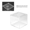 1Pc Reptile Terrarium Feeder Snakes Spider Lizard Breeding Acrylic Box Case Insects House