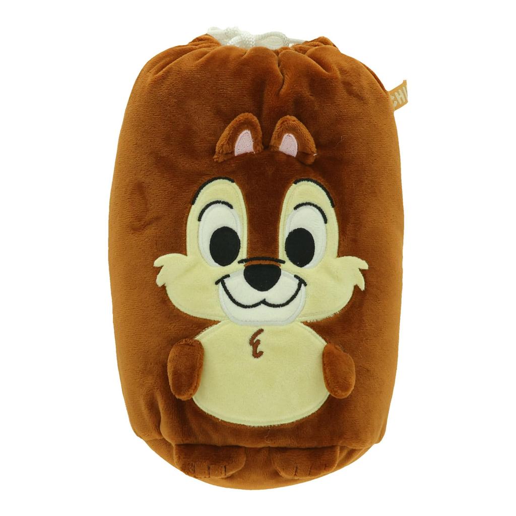Marushin Disney Chip Dale Mascot Blanket with Drawstring 70cm H X 100cm Winter Product 2245029700 & Bag, Chip/Fluffy, Approx. W, Cute, Fluffy,