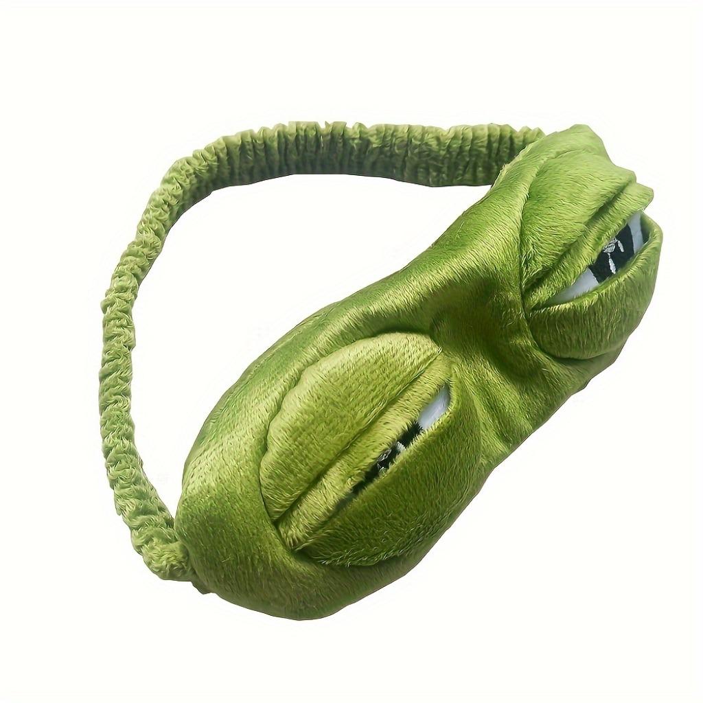 1 Stück Niedliche Frosch Schlafmaske, Augenschutz, Mittagspause Abschattung Schlafmaske, Weiche & Bequeme Augenmaske Reiseutensilien
