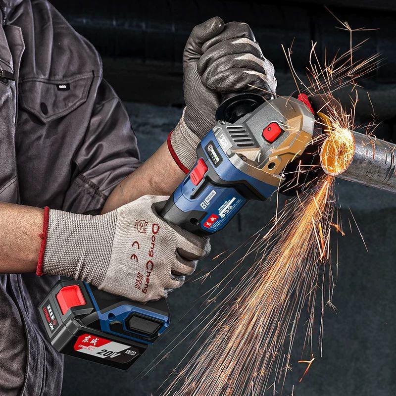 Dongcheng DCSM04-125 Brushless Cordless Angle Grinder CN plug (adapter included)