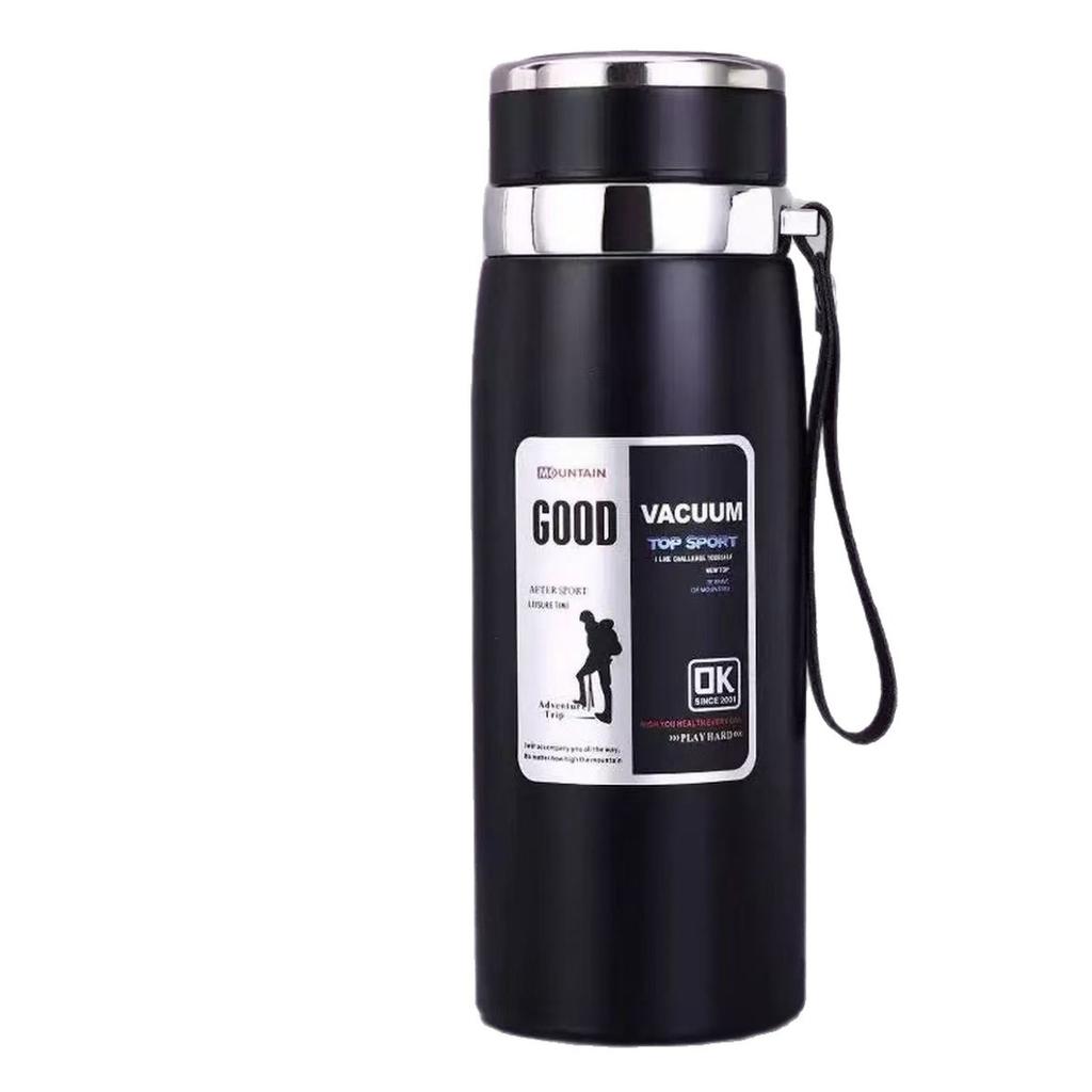 Thermos cup Large capacity stainless steel water cup Men's and women's thermal insulation teacup Portable office teapot water cup
