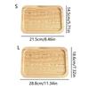 Insulated Wooden Dinner Plate Dog/Cat Pattern Food Baking Pan Cute Cartoon Bread Tray  Dishes