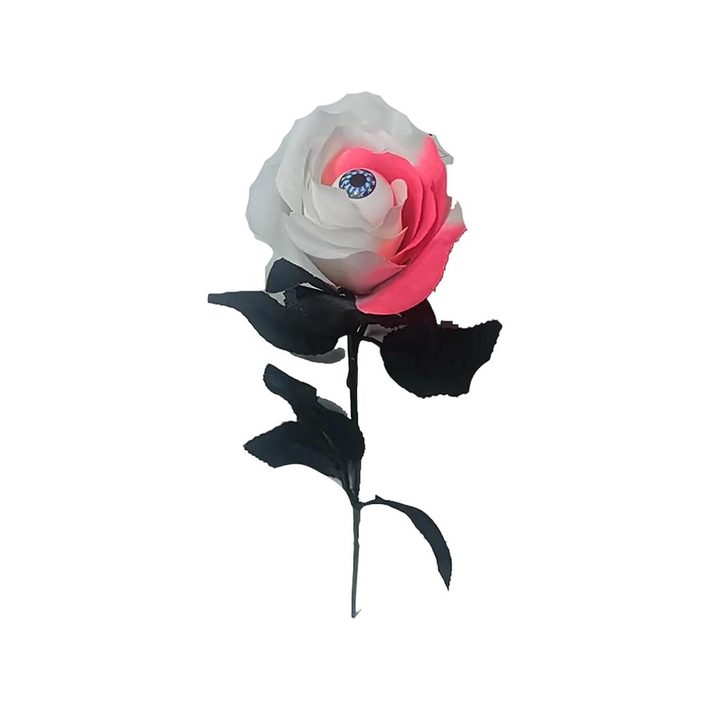 Feltree Halloween Decorations 10 Pieces Faux Rose With Eyeballs
