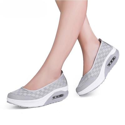 Plate-forme secouer chaussures femmes chaussures décontractées respirant maille femmes chaussures d'été mode femmes baskets