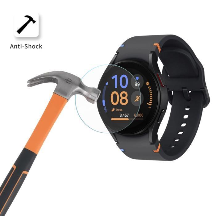 Gehärtetes Glas für Samsung Galaxy Watch FE 40mm [2er-Pack] Displayschutzfolie Uhr Kratzfest Phonillico®