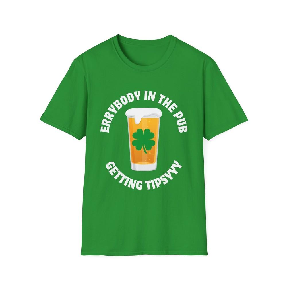 Funny St. Patrick’s Day Shirt Irish Beer Pub Tee Getting Tipsy Unisex T-Shirt Unisex T-Shirt XXXXL