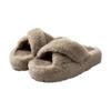 Height-increasing Anti-slip Cotton Shoes for Home Warmth, High-end and Fashionable Woolen Slippers