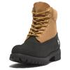 Timberland Premium Series Comfortable Versatile Short Martin Boots Men Boots Black Yellow TB0A2P6WEMJ