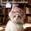 Cute Tiger Fruit Cat Plush Hat Cat Puppy Cosplay Costume Pet Accessories Adjustable Comfortable Warm Headdress Pet Headwear