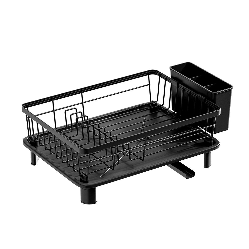Großer Geschirrabtropfständer mit automatischer Trocknung Geschirrständer Neuer Küchenarbeitsplattenständer