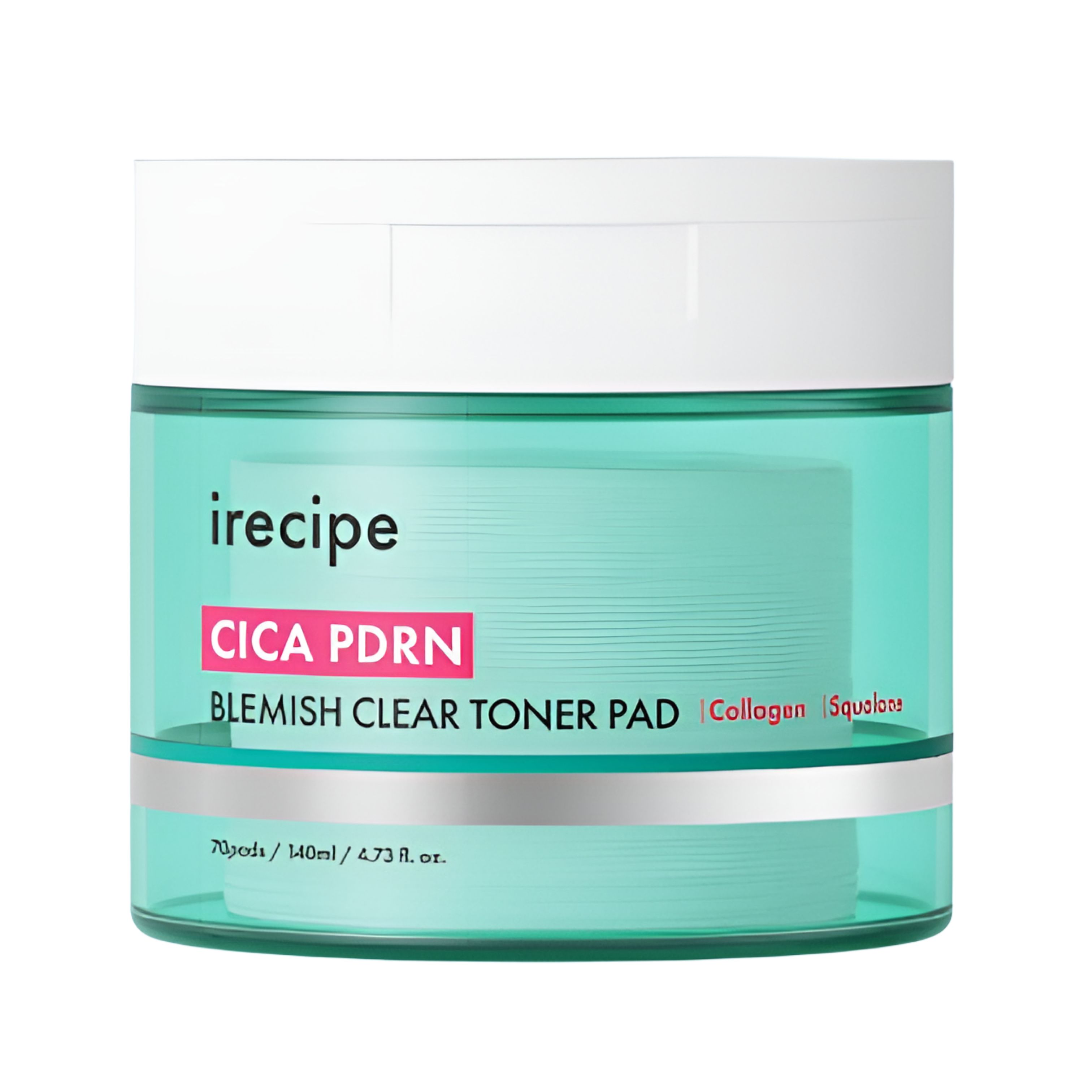 Irecipe Cica PDRN Blemish Clear Cooling Soothing Acne Pad Little Twin Stars Edition 70 Pads (NMIXX Jiwoo Pick)