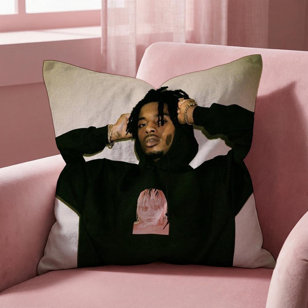 P-Playboi Carti SINGER Cushion Cover Multi-Scene Pillow Cover for Home & Car - Reversible, Soft & Durable for Daily Use