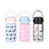 Cute 3D Printed Silicone Handle Water Cup Stainless Steel Vacuum Vacuum Cup Outdoor Portable Double Drink Cup