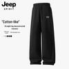 JEEP SPIRIT Men's Reflective Print Straight-Leg Casual Pants