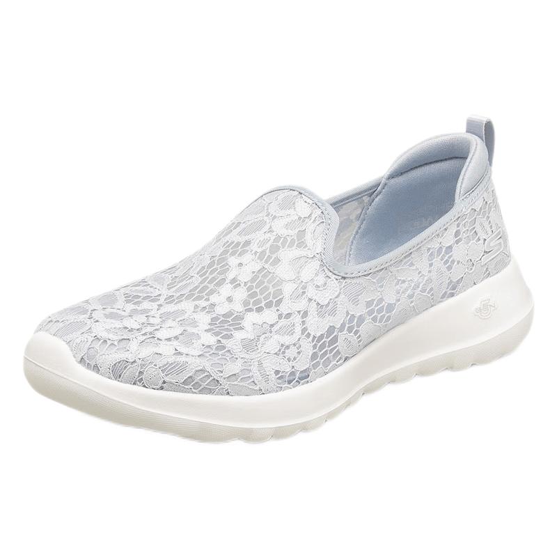Skechers Women s 896020 Breathable Mesh Slip-On Walking Shoes 39