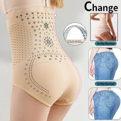 Moda Pantaloni a Vita Alta Pancia Donna Grassa Mm Ultrasottili Traspiranti Sollevaglute Snellenti Corsetto Intimo per Donna Body Modellante Mutandine