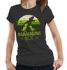 Camiseta Mamasaurus Rex Feminina Semi Ajustada Dia das Mães Mamã Mãe Ma Dinossauro Fofa