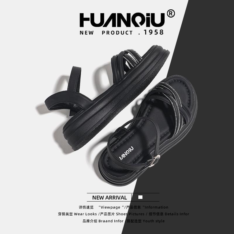 Global skirt sandals women's platform Roman shoes XHQ-GH123 summer new cool slippers outer women's shoes