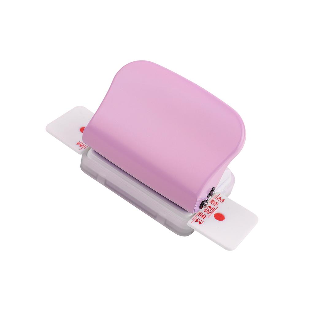 KW trio 6 Hole Paper Punch Handheld Metal Hole Puncher 5 Sheet Capacity 6mm for A4 A5 B5 Notebook Scrapbook Diary