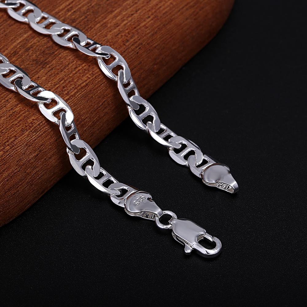 Copper minimalist 6MM chain Necklace Bracelet Jewelry set for Women Men fashion Engagement Christmas Gifts