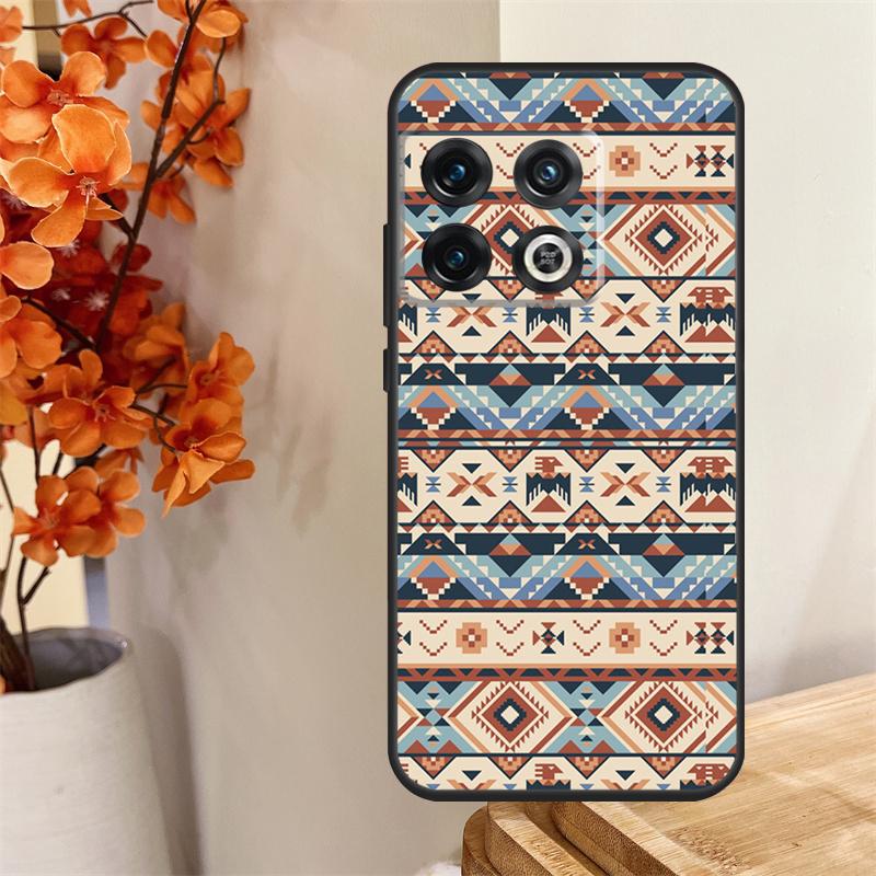Native seamless tribal Boho Funda For OnePlus 13 13R 12 12R 11 10 Pro 8T 10T OnePlus Nord 4 CE 2 3 Lite N30 N20 N10 Case