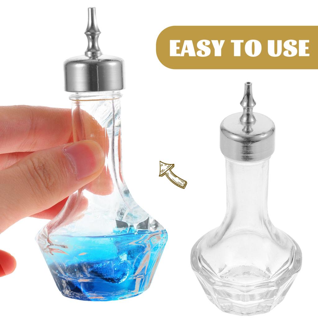 30Ml Style Bitters Bottle Japanese Vintage Cocktail Bar Dispenser for Absinthe Herbal Bitter Aperitif Service