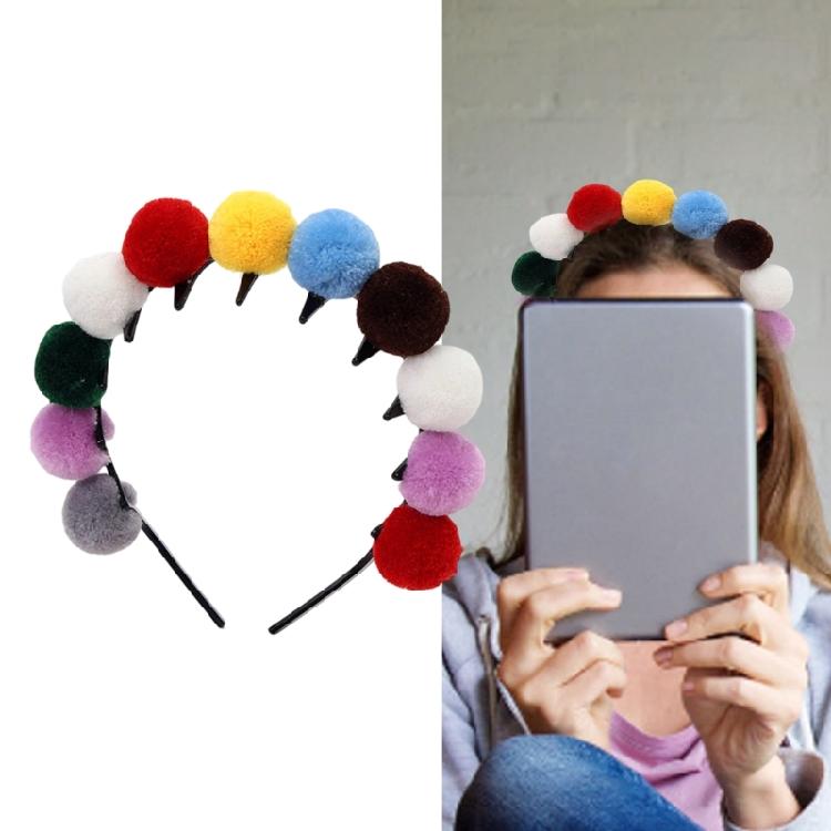 Furry Balls Hairband Carnivals Celebration Headband for Festival Event Gathering