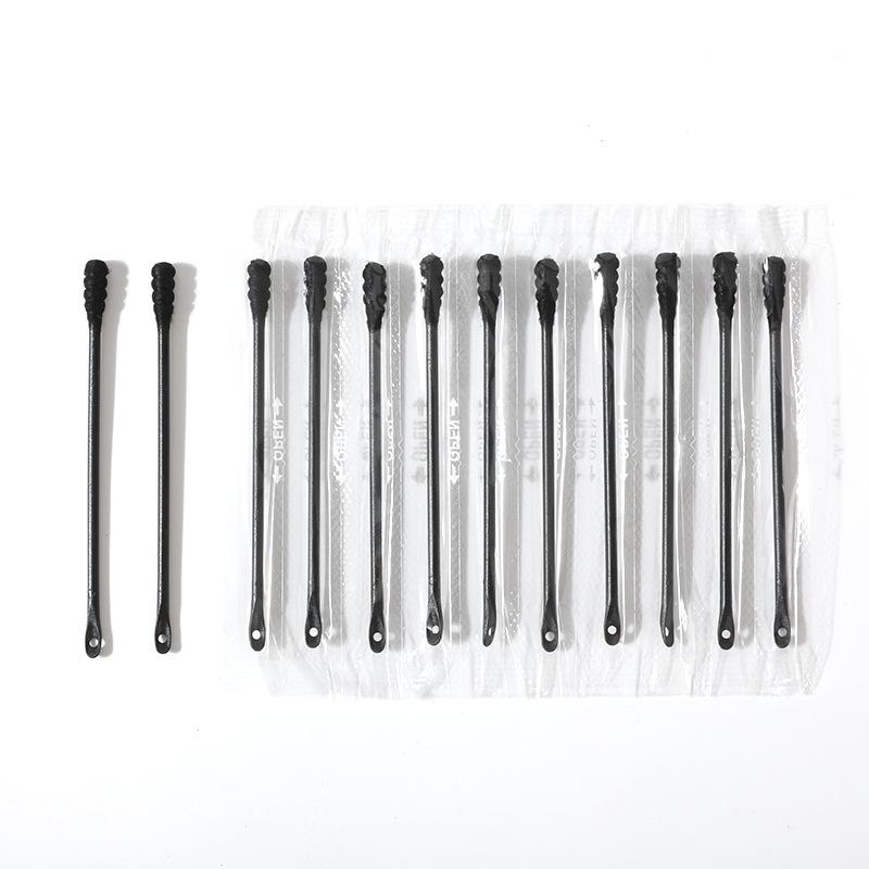 Disposable Acne Squeezing Cotton Swab Tool Blackhead Removal Scraping Stick Blackhead & Pimple Extractor Nose Shovel Cleaning