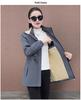 Women's Mid-length Hooded Windproof Fleece-Lined Jacket - Autumn/Winter 2025 Style