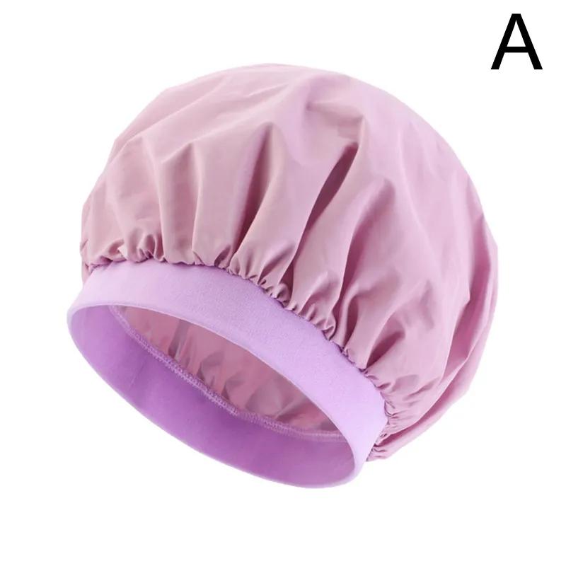 Damen Badehut, wasserdicht, elastisch, für die Dusche, Haarabdeckungen, Badekappen, Beanie, Beauty Perm Cap, staubdichte Haarkappe, Badezimmer-Accessoires