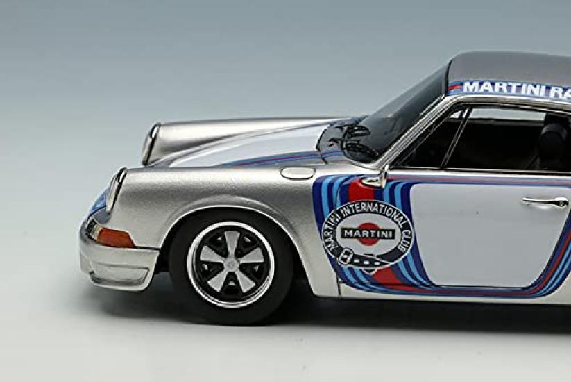 VISION Porsche 911 Carrera 1973 Stripe Finished Product VM009R 1/43 RS2.7 Silver/Martini