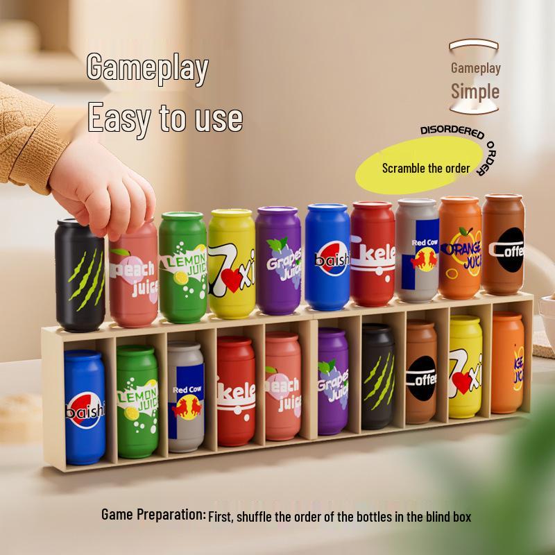 Kinder-Ratespiel Flasche - Interaktives Lernspielzeug zur intellektuellen Entwicklung