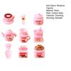 Dollhouse Miniature Coffee Bar Accessories Mini Resin Coffee Maker Machine Cup Jar Pot Figurine for Pretend Play Dollhouse Kitchen Ornaments