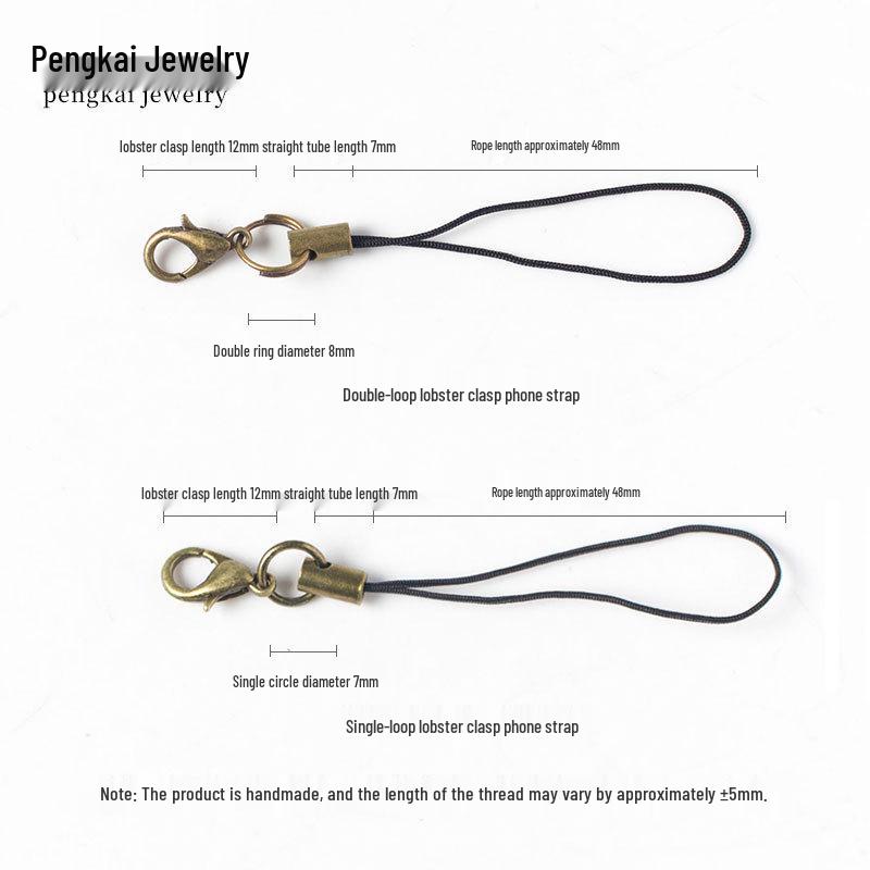 Antique Bronze Metal Lobster Clasp for DIY North American Jewelry Accessories