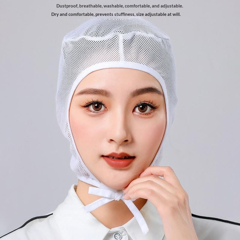 Gifts Breathable Mesh Work Cap Headband Soft Dustproof Hat General Unisex Mesh Cap For Food Factory Workshops