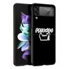Friends Hard PC Phone Case For Samsung Galaxy Z Flip 7 6 5 4 Black Cover For Galaxy Z Flip 3 Foldable Fundas Shell Capas Coque