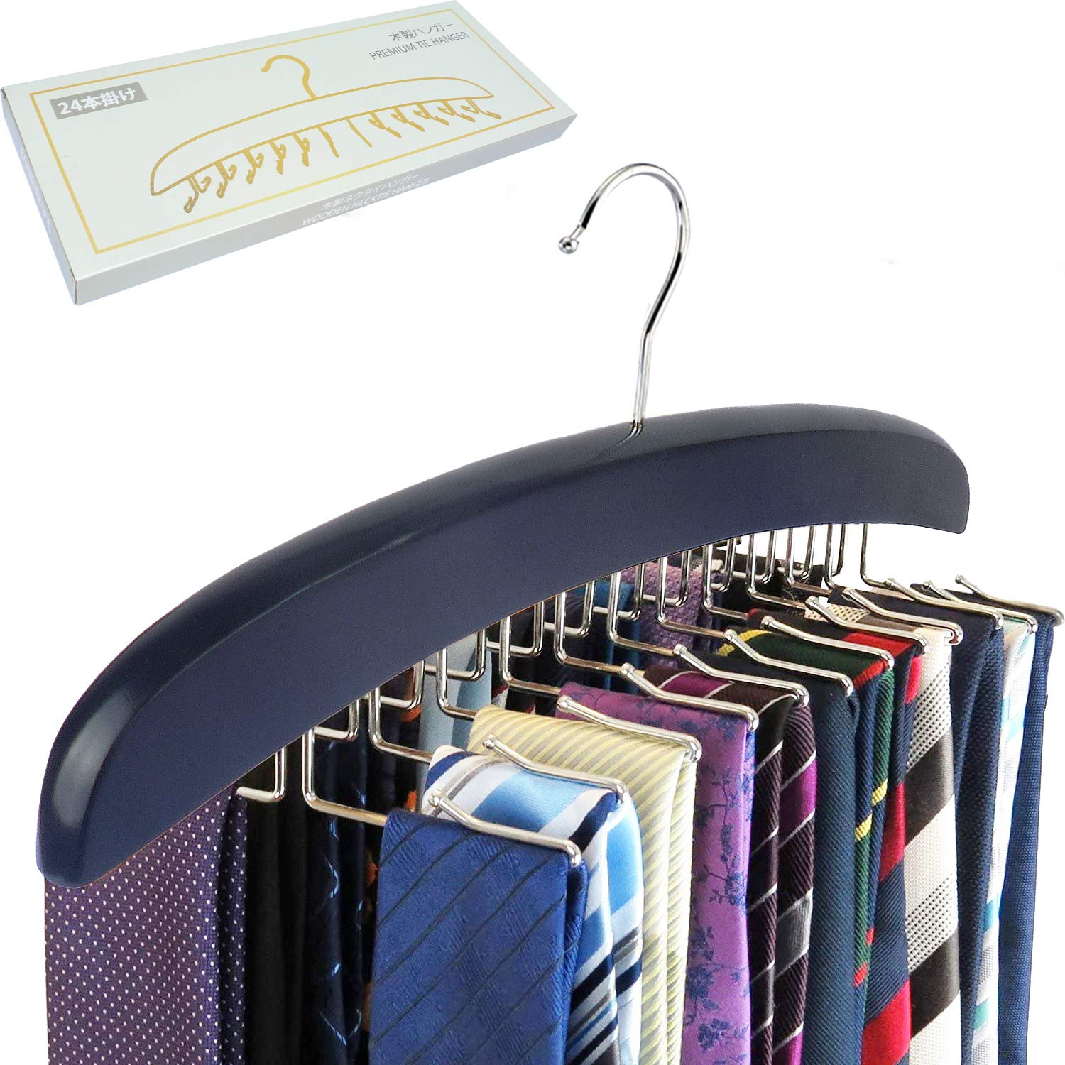 Konten Necktie Hanger Hanger for and underwear Ample closet wooden belt gift packaging - ties, belts, scarves, camisoles, bras, - storage,