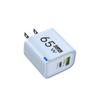 61W GaN USB C Charger 1 Ports Fast Charging Mobile Phone Adapter QC1.1 Wall for iPhone 16 17 Samsung Xiaomi Huawei EU US UK Plug