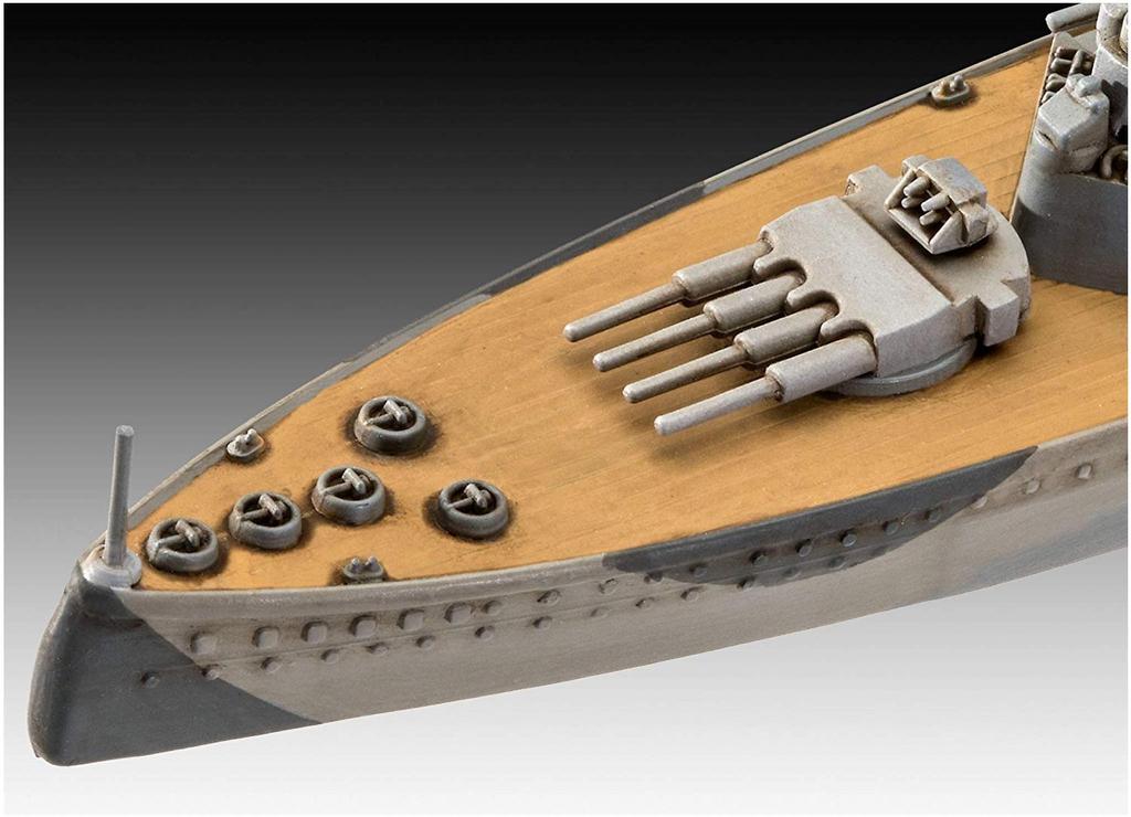 German Revell Royal Navy HMS King George V Plastic Model 05161 1/1200