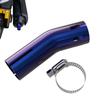 Motorcycle Exhaust Defcorative Exhaust Elbow Pipe Decorative Protection Pipe Rear Section Elbow Tail Pipe Exhaust Tips for Car